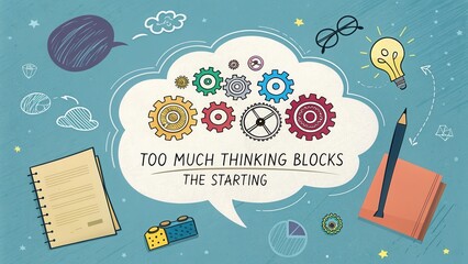 Creative Design Concept on Overthinking and Idea Generation