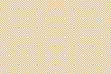 Seamless geometric diamond pattern with striped line background. Elegant and modern vector design.

