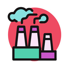 Factory pipes 