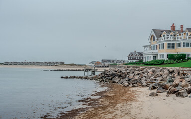 beach scenes near watch hill rhode island new england