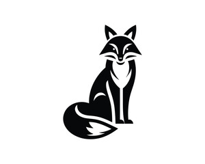 Bold Elegant Fox Silhouette Vector Illustration for Modern Designs