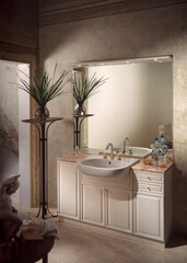 Single shot photo of a bathroom