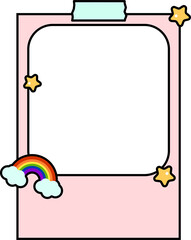 Cute Polaroid Photo Frame