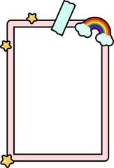 Cute Polaroid Photo Frame