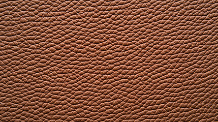 Fototapeta premium Close-up of brown leather texture. The organic pattern reveals the authentic material. Ideal background for fashion, design and creative applications.