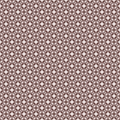 Geometric Monogram color Pattern Print