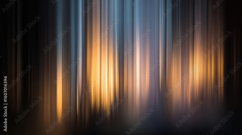 Poster a mesmerizing blur of colors resembling lights in a dark space, creating an abstract and ethereal at