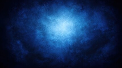 Fototapeta premium A mesmerizing blue haze creating an otherworldly atmosphere, ideal for backgrounds and abstract designs.