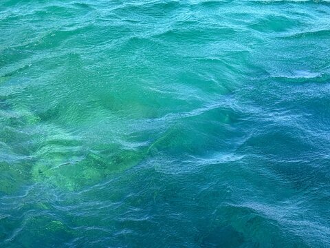 Beauty of the ocean's color.