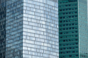 blue wall business buildings architectural background