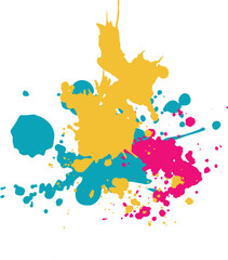 Colorful Paint Splashes