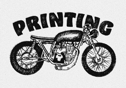 Stamp Print Effect Mockup