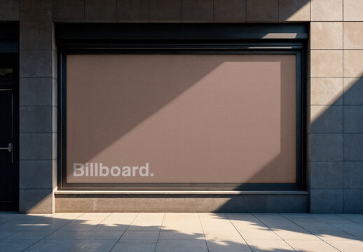 Storefront BIllboard Mockup