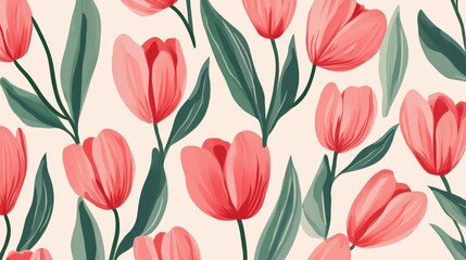 banner valentine flower fresh lay space love leaf wedding tulip green summer pink copy retro floral view 