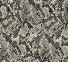 Snake skin pattern design - funny drawing seamless pattern. Lettering poster or t-shirt textile graphic design. / wallpaper, wrapping paper.