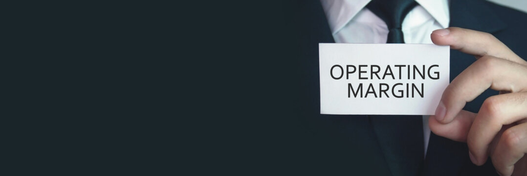Concept of Operating Margin. Business concept