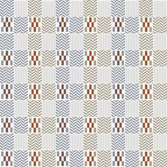 Herringbone Stripe Colors Pattern Print Fabric