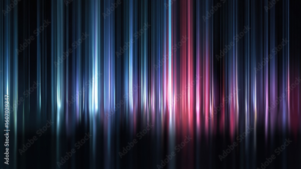 Poster abstract visual with colorful vertical lines creating a captivating and dynamic background for creat