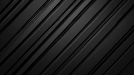 Obraz premium Monochromatic dark textured surface with layered parallel strips inclined