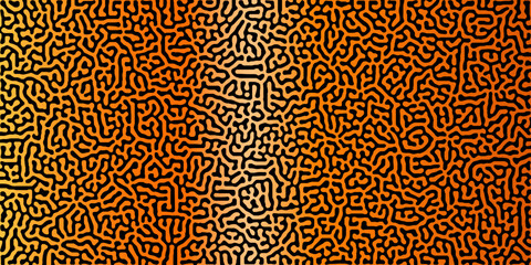 Abstract truing organic wallpaper Turing reaction diffusion monochrome seamless pattern .Monochrome Turing reaction background .Natural seamless line pattern. Linear design with biological shapes