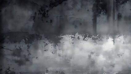 Vintage gray clouds drift across a dark, old grunge wall with a subtle texture and aged paper-like surfaceAbstract smoke texture with dark grunge effect on a stormy night sky background