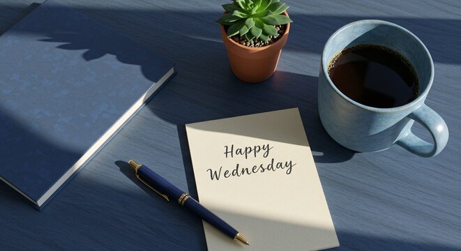 happy wednesday cup of coffee