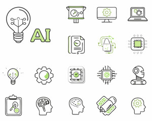 set of icons for web