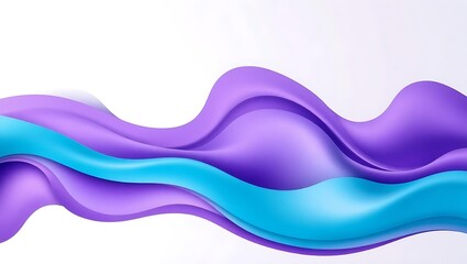 Abstract Gradient Wallpaper with Fluid Teal to Purple Color Flow &ndash; Modern and Smooth Background for Laptops, Desktops, Tablets, and Phone Screens &ndash; Stylish and Creative Digital Art Design for Wallpape