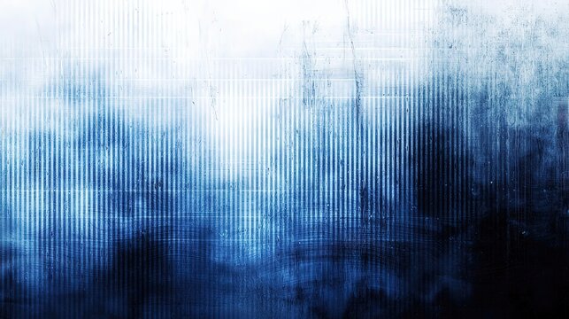 Blue Black Gradient Sound Wave Background, Molecular Light Line Texture, Seamless Music Theme Digital Backdrop
