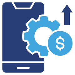 Monetization Two Color Icon