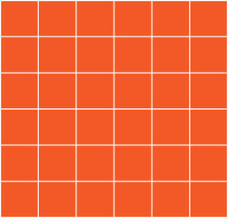 orange mosaic tiles