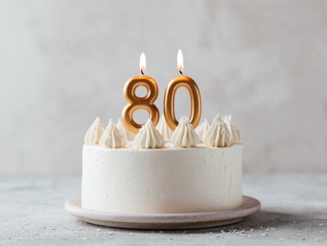 Eighty birthday cake