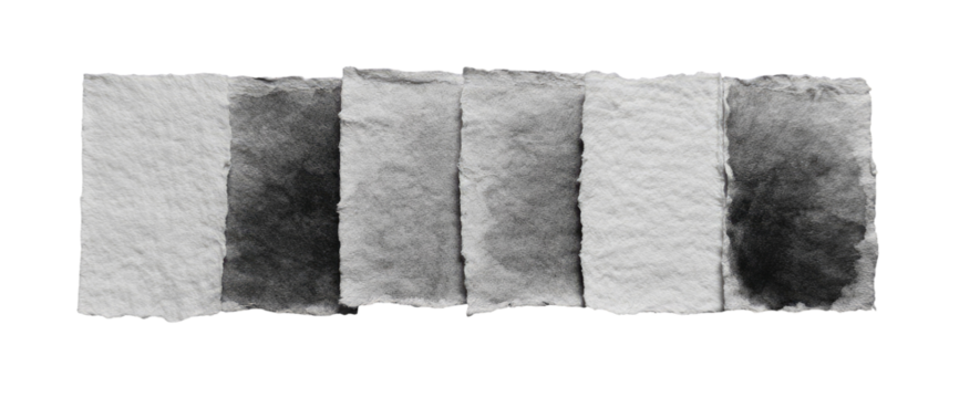 Grayscale Ink Wash Samples