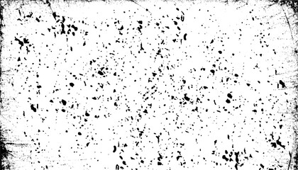 Abstract grunge black and white distressed texture background. grunge texture background. grunge background with ink splashes. grunge background with ink spots