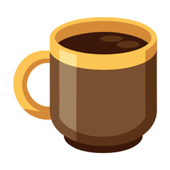  Coffee cup logo icon vector illustration.
