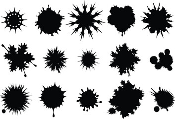 Adobe Illustrator Artwork, Paint brush strokes, Vector artistic paint ink broush stoake,line,texture,background for text.
