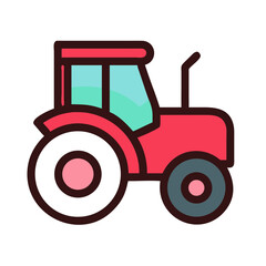 red tractor