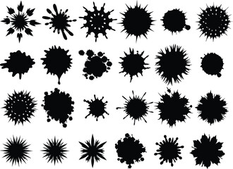 Adobe Illustrator Artwork, Paint brush strokes, Vector artistic paint ink broush stoake,line,texture,background for text.
