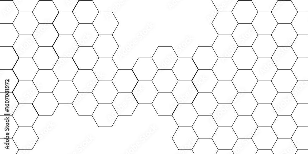 Fototapete background with hexagons. abstract background with lines . white texture background. hexagon abstrac