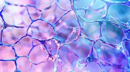 Fototapeta premium Comprehensive Insights into Connective Tissue: Structural Functions, Types Including Cartilage, Bone, Tendons, and Ligaments, Cellular Components Like Fibroblasts and Collagen Fibers, and Clinical