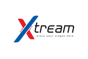 xtream business logo design