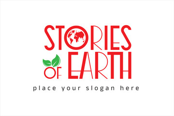 stories of earth business logo design