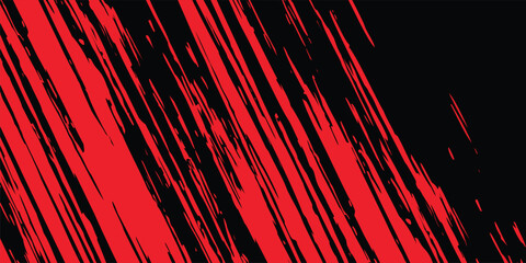 Abstract  Red Grunge Texture In Black Background Design, Vector Illustration