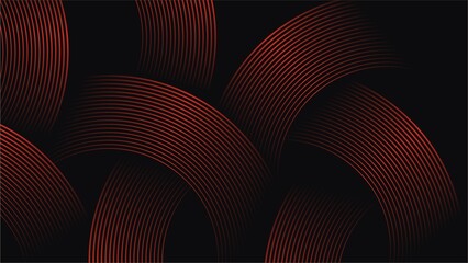 Dynamic wavy line red background