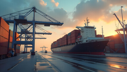 Naklejka premium Excise Tax Collection at International Borders
