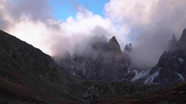 Clouds over mountain Kackar in northern Turkey
