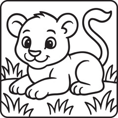 Cozy Moments Bold Line Coloring Page – Relaxing Hygge-Inspired Illustration