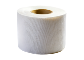  tissue roll paper product for hygiene use isolated on white background PNG, AI GENERATED