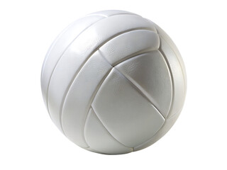 white volleyball ball for indoor games isolated on white background PNG, AI GENERATED