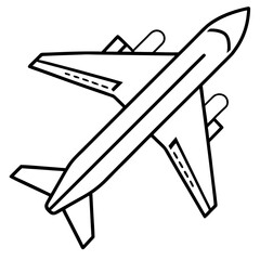 AirPlan line art vector